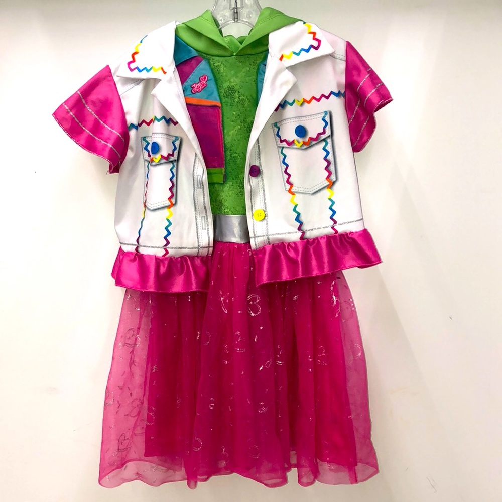 Nickelodeon JoJo Siwa Halloween costume, dress (6-6X) & jacket (M).